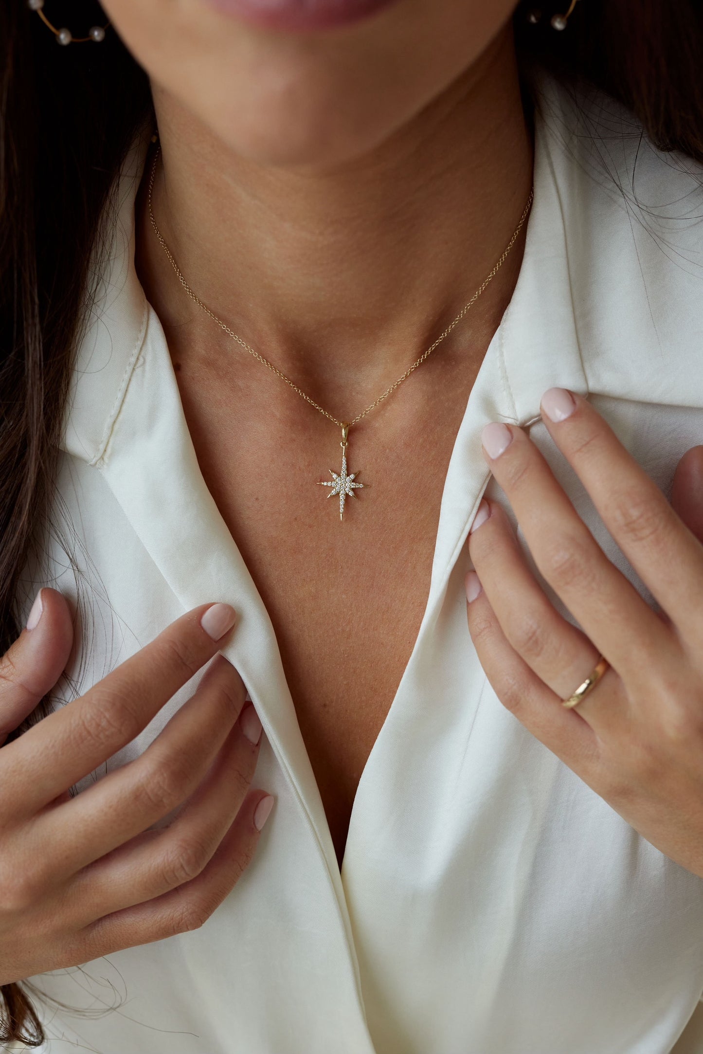 Sample Sale Starburst Diamond Pendant