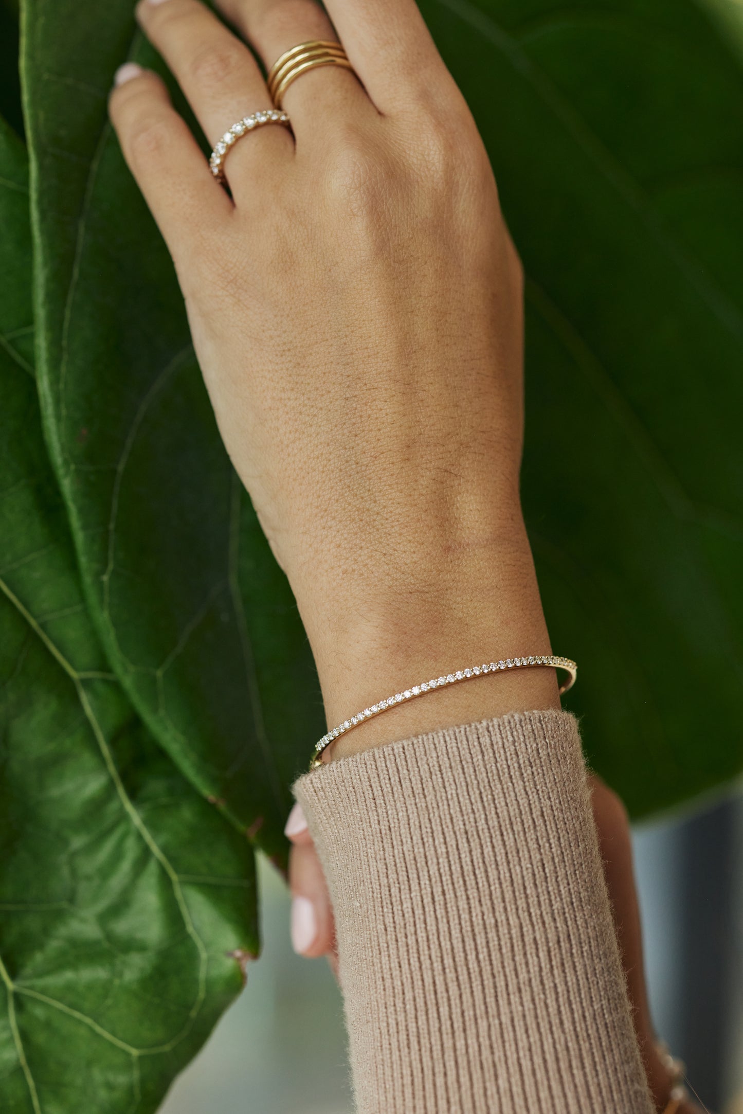 Classic Diamond Pavé Bangle