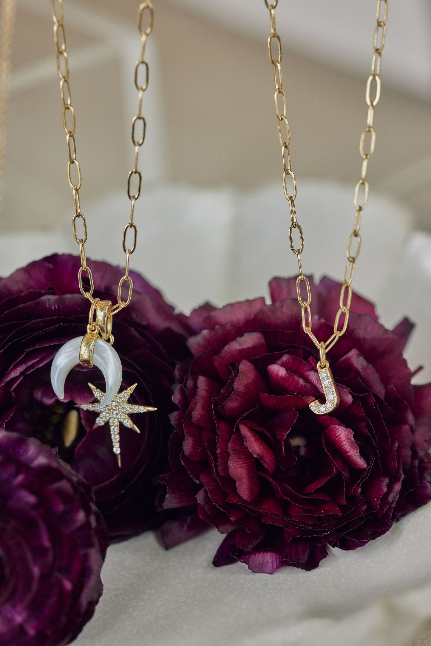 Estelle Crescent Pendant